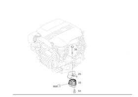 212-240-00-00 Mercedes-benz Genuine Engine Mount