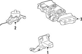 223-240-31-01 Mercedes-benz Genuine Engine Mount