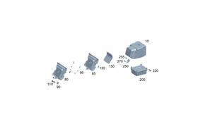223-820-53-02 Mercedes-benz Genuine Mount 223-820-53-02 Mercedes-benz Genuine Mount