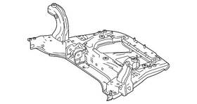 243-620-71-00 Mercedes-benz Genuine Cross-member