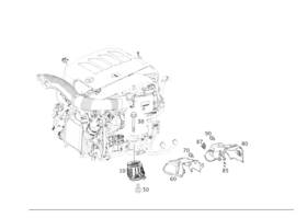 257-240-03-00 Mercedes-benz Genuine Engine Mount