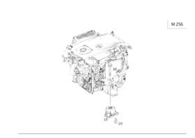290-240-28-00-64 Mercedes-benz Genuine Engine Mount