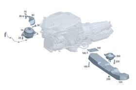 465-240-01-00 Mercedes-benz Genuine Engine Mount 465-240-01-00 Mercedes-benz Genuine Engine Mount