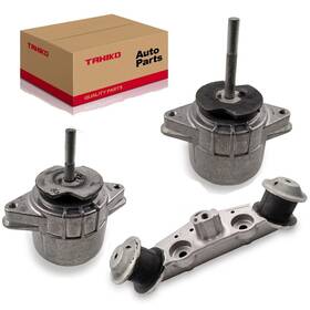 Em-27751-75838 Miparts New Engine Motor And Trans Mount Set 3pcs Fit For Porsche Panamera 2011-2016