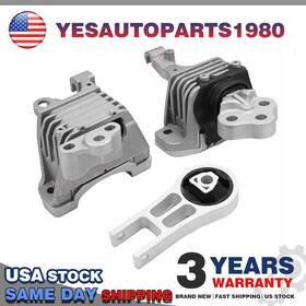 68172350ac Mnjws 3pcs Engine Motor And Auto Trans. Mount Set For 2014-2019 Jeep Cherokee 3.2l Usa
