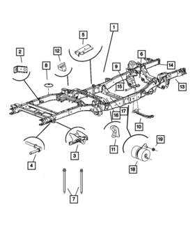 55398148aa Mopar Genuine Mass Damper Left