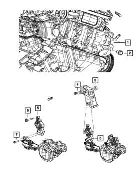 68159766ae Mopar Genuine Engine Mount Insulator Right Side