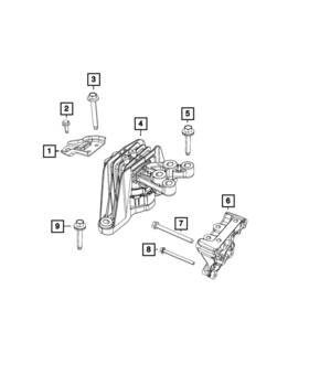 68237965af Mopar Genuine Isolator Right Side
