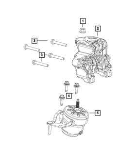 68271532ac Mopar Genuine Engine Mount Bracket
