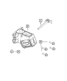 68349283ac Mopar Genuine Engine Mount Isolator