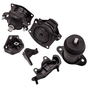 A3fm7j Motor And Transmission Mounts 6pcs For Honda Accord 3.0l 2003-07 Automatic Trans
