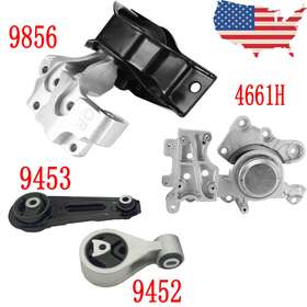 9856 Motormasters-outlet Engine Motor And Trans Mount With Torque Strut For 2008-2013 Nissan Rogue 2.5l