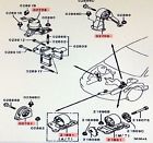 Mr554746 Mr491479 Mr961540 Mr554244 Mitsubishi Motor Mount Set 4pc