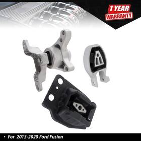 A5768 Munirater A5603 A5830 New 3pcs Engine Motor And Trans Mount Set For 2013-2020 Ford Fusion L4