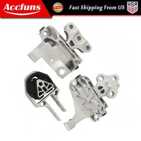 Afu14384f Munirater 3pcs Engine And Transmission Mounts Kit For Dodge Dart 2013 2014-2016 2.0l 2.4l
