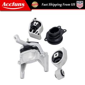 Afu34896f Munirater For Nissan Altima 2.5l 2007-2018 Auto Trans Engine Motor And Mount Set 4pcs