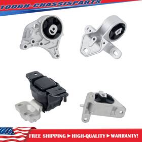 Tsp131370s Munirater Engine Motor And Transmission Mount X4 For Chrysler Town Country 2001-07 3.3l