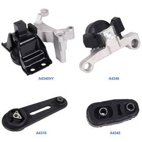 1k0042 Nbjingyi 4pcs Engine Motor And Trans Mount Set For 2007 -2012 Nissan Sentra 2.0l Auto Cvt