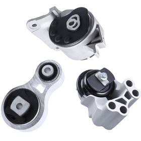 A5571 Nbjingyi 3pcs Motor&trans Mount Kit For 2010-2012 Ford Fusion /2007-2012 Lincoln Mkz 3.5l