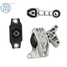 667779 Netuera For 2012-2018 Fiat 500 3pcs Engine Motor And Trans Mount With Torque Strut Set