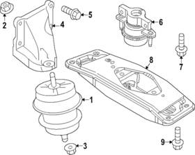 11220-6gp0a Nissan Genuine Front Mount