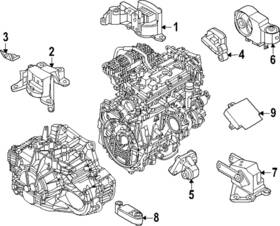11220-6sx0b Nissan Genuine Side Mount