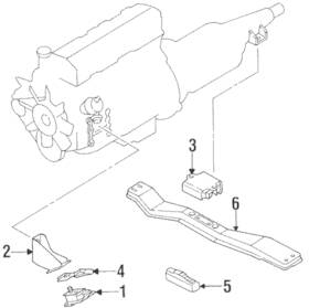 11320-01g0a Nissan Genuine Rear Mount