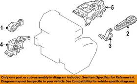 113605us0a Nissan Oem 11-19 Juke Engine Trans Mounting-rear Mount