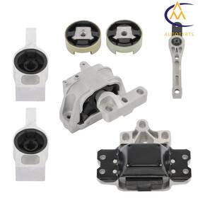 2877672 Nurniacl Set Of 7 Motor And Trans Mount Kit For Volkswagen Cc 09-17 2.0l With Auto-manual Dct
