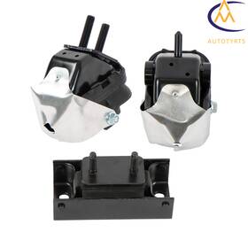 3452064 Nurniacl 3 Engine Motor And Transmission Mount Set For Ford F150 05-08 Lincoln Mark Lt 4wd