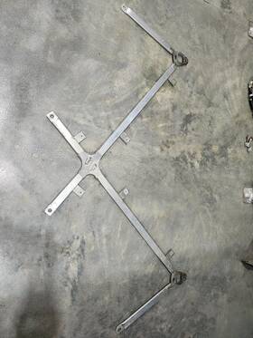 97050462301 Porsche 10-16 Panamera 970 Oem Rear Suspension Crossmember Strut Bar Brace