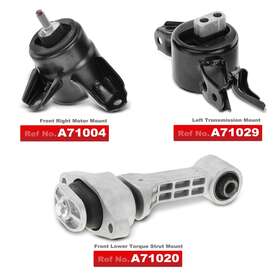 219501j000 Precisionautoparts1 For Hyundai Accent Elantra Kia Forte Rio Automatic 3x Engine Motor And Trans Mount