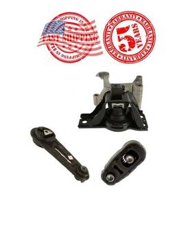 A4308 Premium Engine Motor Mount Brand A4348 A4345 New Kit 3pc 2007-2012 Sentra 2.0l Automatic Transmission