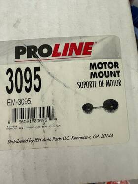 Em-3095 Proline Engine Torque Strut Mount Fits 04-05 Chrysler Pacifica 3.8l-v6