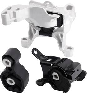 Ff001 Qryippdm Engine Motor And Transmission Mount Kit - Compatible With 2014-2018 Mazda 3 2.0