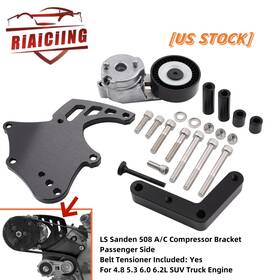 Enm049-bk Riaiciing For Ls Truck Engine 4.8 5.3 6.0 6.2l 508 A/c Compressor Bracket Tensioner Kit Us
