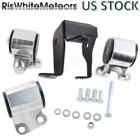 Enm022-sl-d Riswhitemeteors For 1996-00 Honda Civic Ek B D Series B16 B18 Engine Motor Mount Bracket 2 Bolt