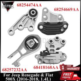 68254474aa Sctdktech 4pcs Engine Mounts And Transmission Mount For Jeep Renegade 500x 2018-2016 1.4l