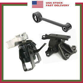 Cesa-sam4990 Set 3pcs Engine Motor And Trans Mounts For Mitsubishi Mirage G4 1.2l 14-22