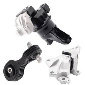 Eua65021 Sherxibo Set Of 3 Engine Motor Mount And Trans Compatible With 2012-2013 Honda Civ