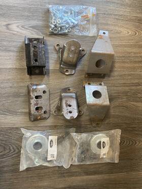 2500cp Shoebox Central 1949 1950 1951 Ford Sbc Chevy Engine Motor Mount Conversion Adapter Kit