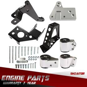 Ie1063218es Shzaitor Engine Mounts Motor Swap Kit For Honda Civic 92-95 Eg K20 K24 K-series Dc2