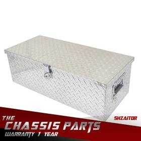 Ie960024es Shzaitor 20 Inch X 12 10 Heavy Duty Diamond Plate Tool Box For Truck Bed Rv Trailer