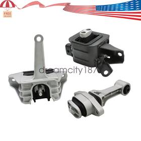 21830-by000 Soillar For 2023-20 Kia Soul 2.0l Rh Engine Mounts And Lh Auto Trans Mount 3pcs Set Front