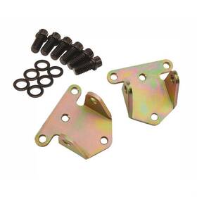 9100456 Speedway Motors Sbc/bbc Solid Steel Motor Mounts With Arp Mounting Bolts