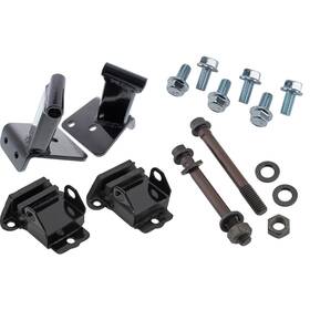Speedway Motors 9101946 Engine Motor Mounts Brackets Cushion And Hardware Fits 1955-57 Chevy
