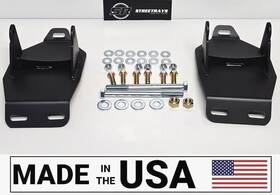Streetrays Originals Srx 1967 C10 Lsswapmounts Sr 1967-1972 Chevy Gmc C15 Pickup Ls Swap Steel Motor Engine Mounts Black