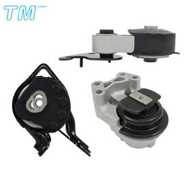 610488 Techme17 3pcs Engine Motor And Trans Mount Kit For Ford Edge Lincoln Mkx 2007-2015 3.5/3.7l