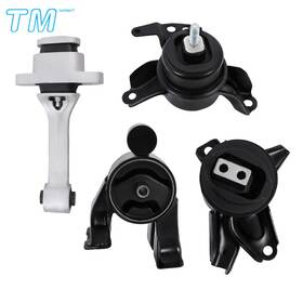 613998 Techme17 For Hyundai Sonata Hybrid 2011 2012 2013 2014 4pcs Engine Motor And Trans Mount