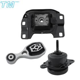 Techme17 616158 Motor And Torque Strut Trans Mount 3pcs Kit For Ford Explorer 2016-2019 2.3l Awd